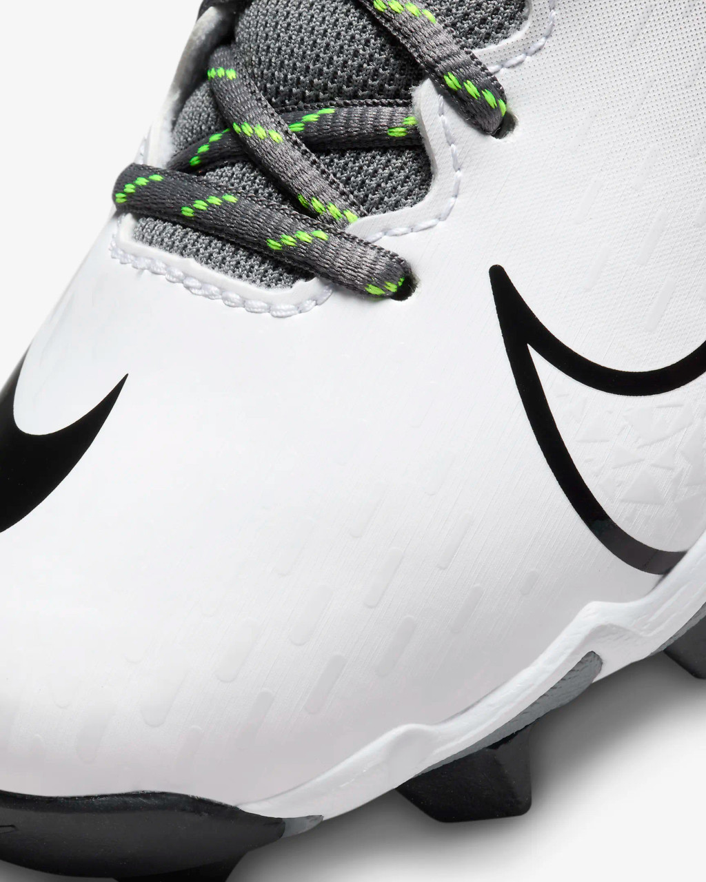 Nike Hyperdiamond 4 Keystone Youth Baseball Cleats Grey Size 2 - Image 4