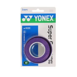 Yonex AC102EX Wet Super Grap Overgrip 3 Pack - Purple