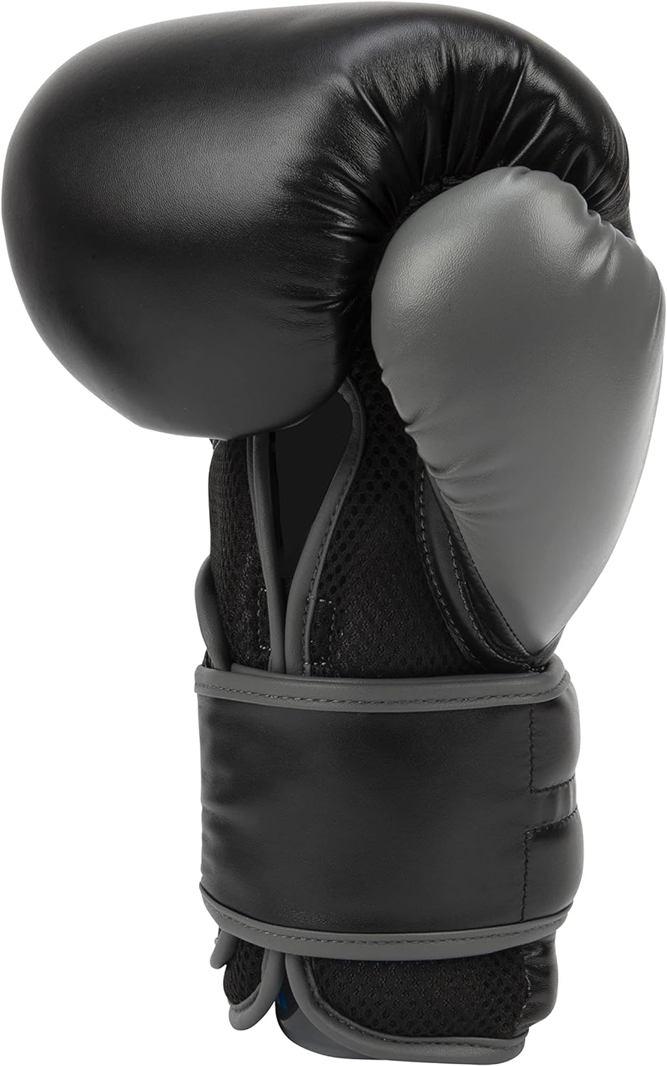 Everlast PowerLock2 Boxing Training Gloves 12 Oz Black/Gray - Deportes ...