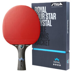 Stiga Royal 4 Star Table Tennis Paddle Black/Red