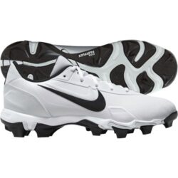 NIKE Force Trout 9 Keystone, Adult Softball Cleats White/Black