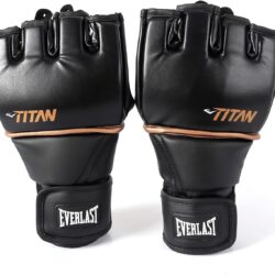 Everlast Titan Grappling Gloves Black/Gold Size L/XL