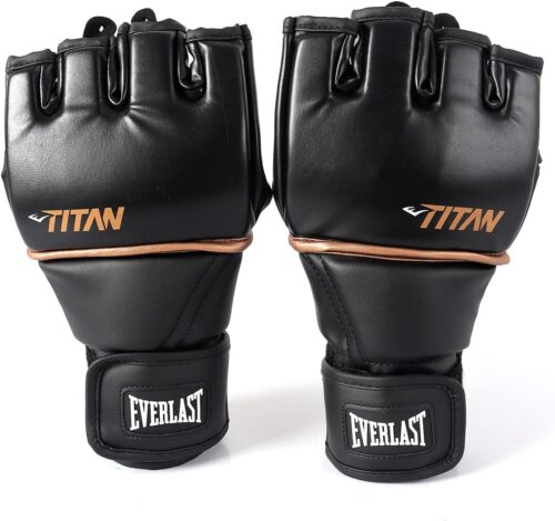 Everlast Titan Grappling Gloves Black/Gold Size S/M