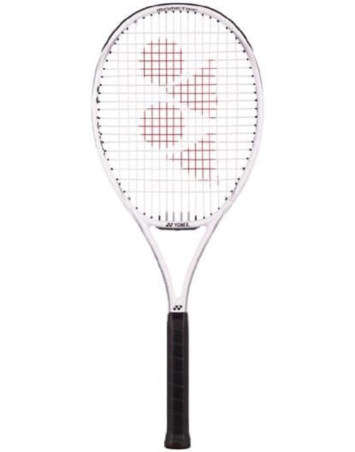 YONEX Smash Team Tennis Racquet (Strung, 290G, White/Silver) - Grip G3