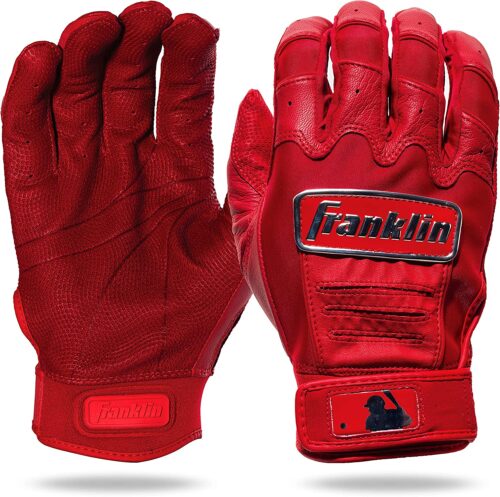 Franklin CFX Pro Chrome Adult Batting Gloves Red - Large