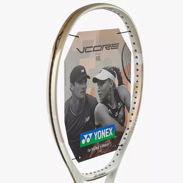 Yonex 2024 Vcore 98L (285g) Sand Beige Unstrung Tennis Racquet, size G3 (4 3/8") - Image 5