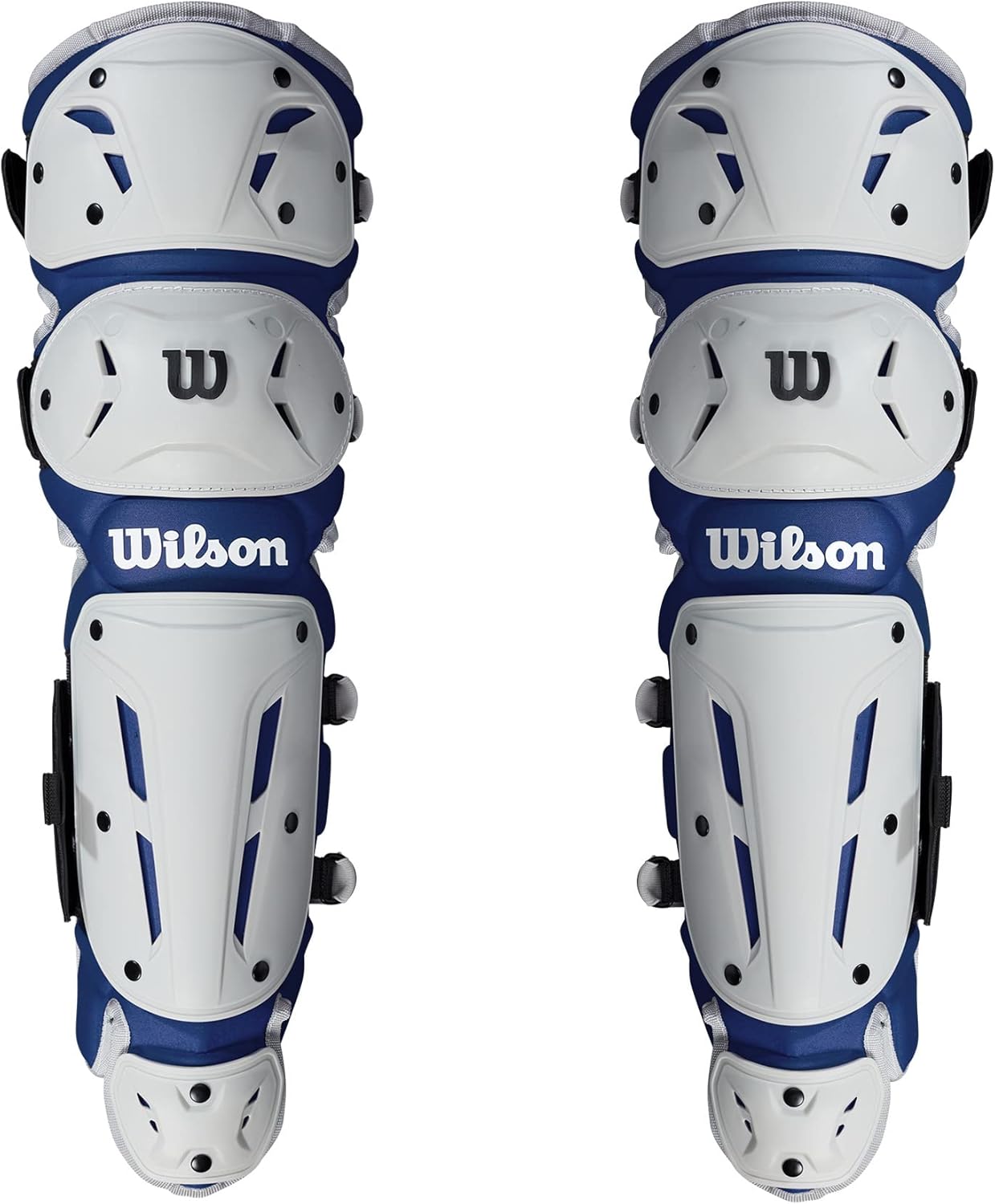Wilson EZ Gear 2 T-Ball, Catchers Leg Guards - Royal Size S/M (Ages 4-7)