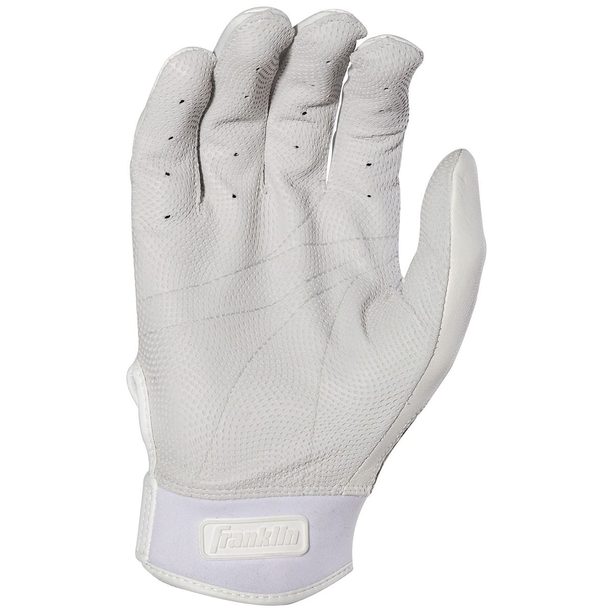 Franklin CFX Pro Youth Batting Gloves Chrome White, size Small - Image 3