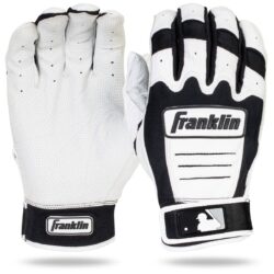 Franklin CFX Pro Series Adult Batting Gloves, Pearl/Black Size X-Large