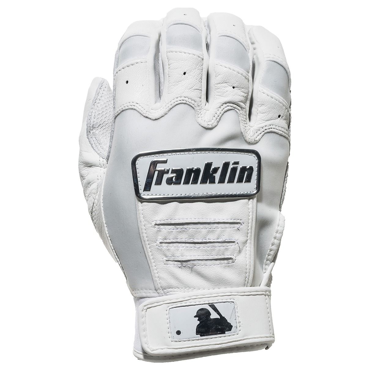 Franklin CFX Pro Youth Batting Gloves Chrome White, size Small - Image 2