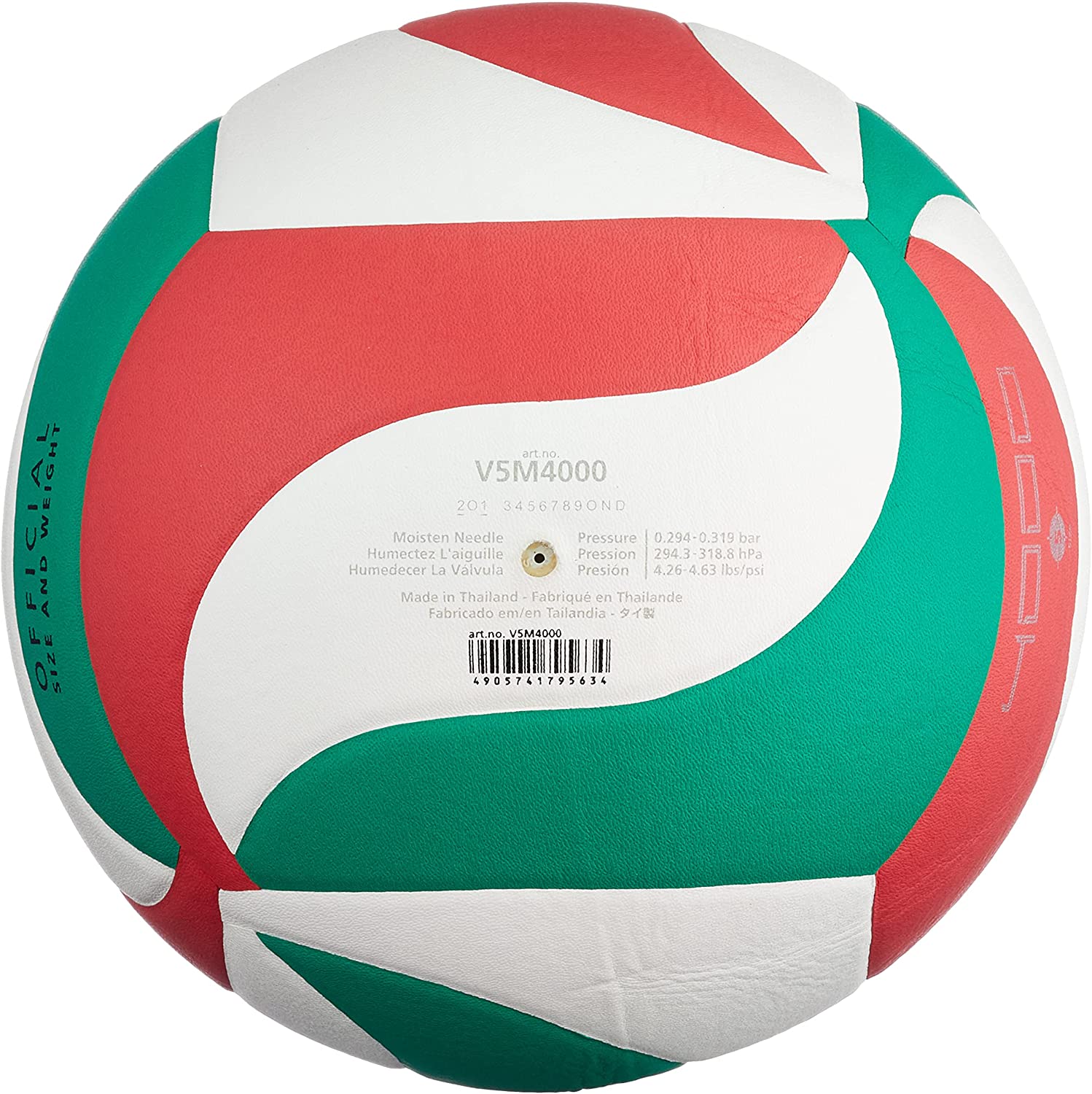 Molten V5M4000 Official Volleyball PU Leather Size 5 - Image 3