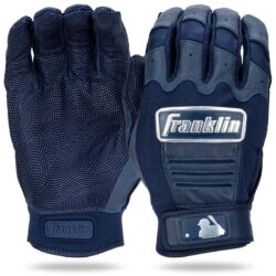 Franklin CFX Pro Youth Batting Gloves Chrome Navy, size Large