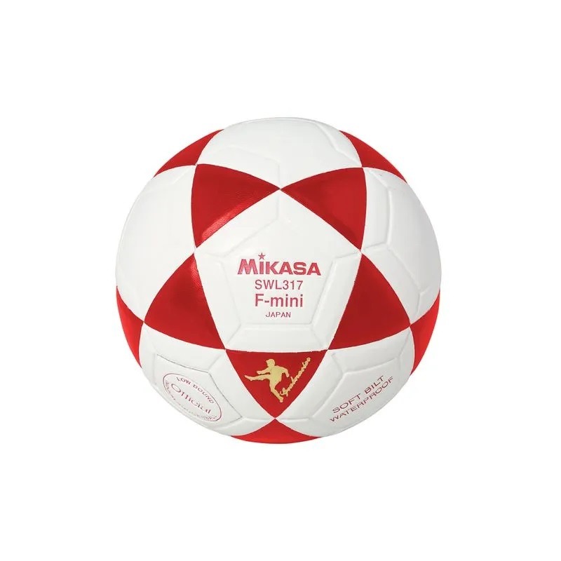 Mikasa SWL317 Series Indoor Mini Soccer Ball Futbolito, size 3 Red Low Bounce - Image 3