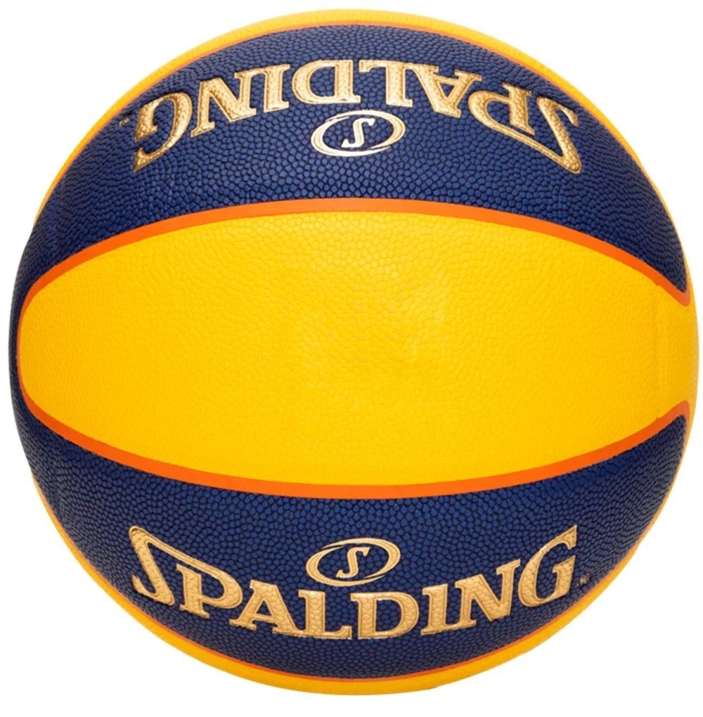 Spalding TF-33 Gold Rubber Indoor/Outdoor Basketball Size 6 - Image 3