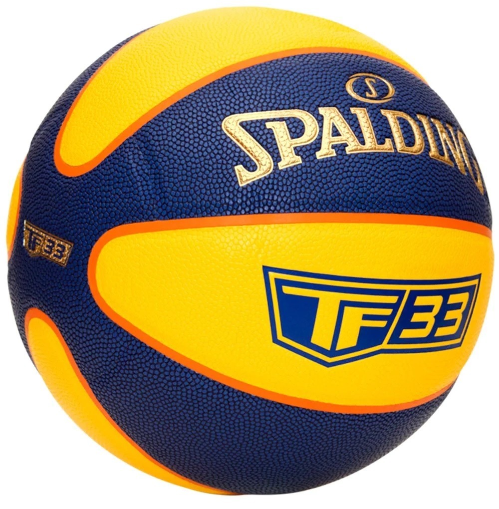 Spalding TF-33 Gold Rubber Indoor/Outdoor Basketball Size 6 - Image 2