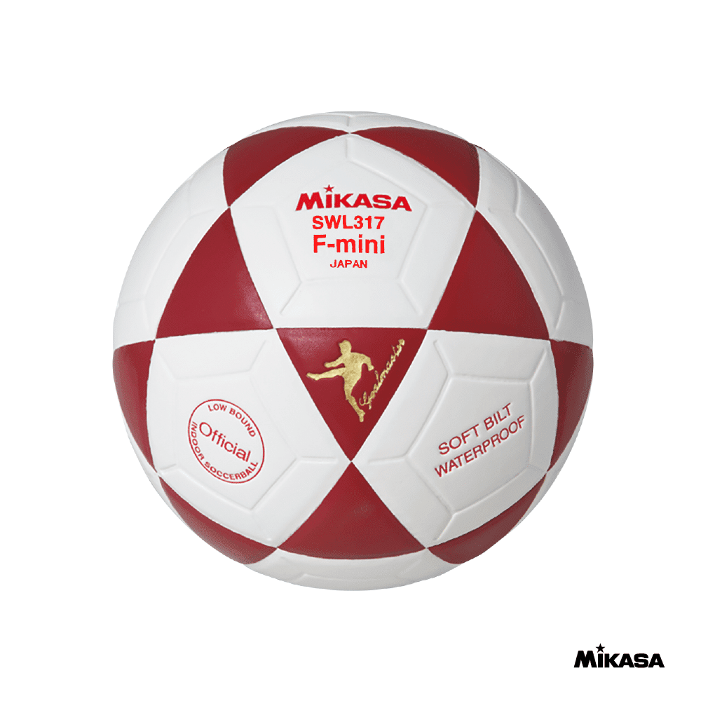 Mikasa SWL317 Series Indoor Mini Soccer Ball Futbolito, size 3 Red Low Bounce - Image 2