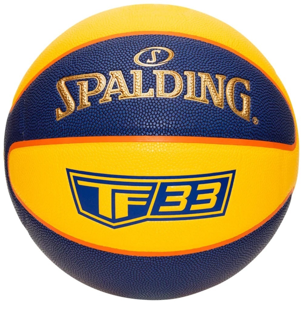 Spalding TF-33 Gold Rubber Indoor/Outdoor Basketball Size 6