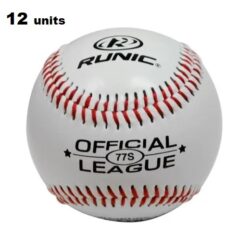 Runic 77S Baseball 9" Solid Cork Core, synthetic leather cover, dozen (12 Pack)