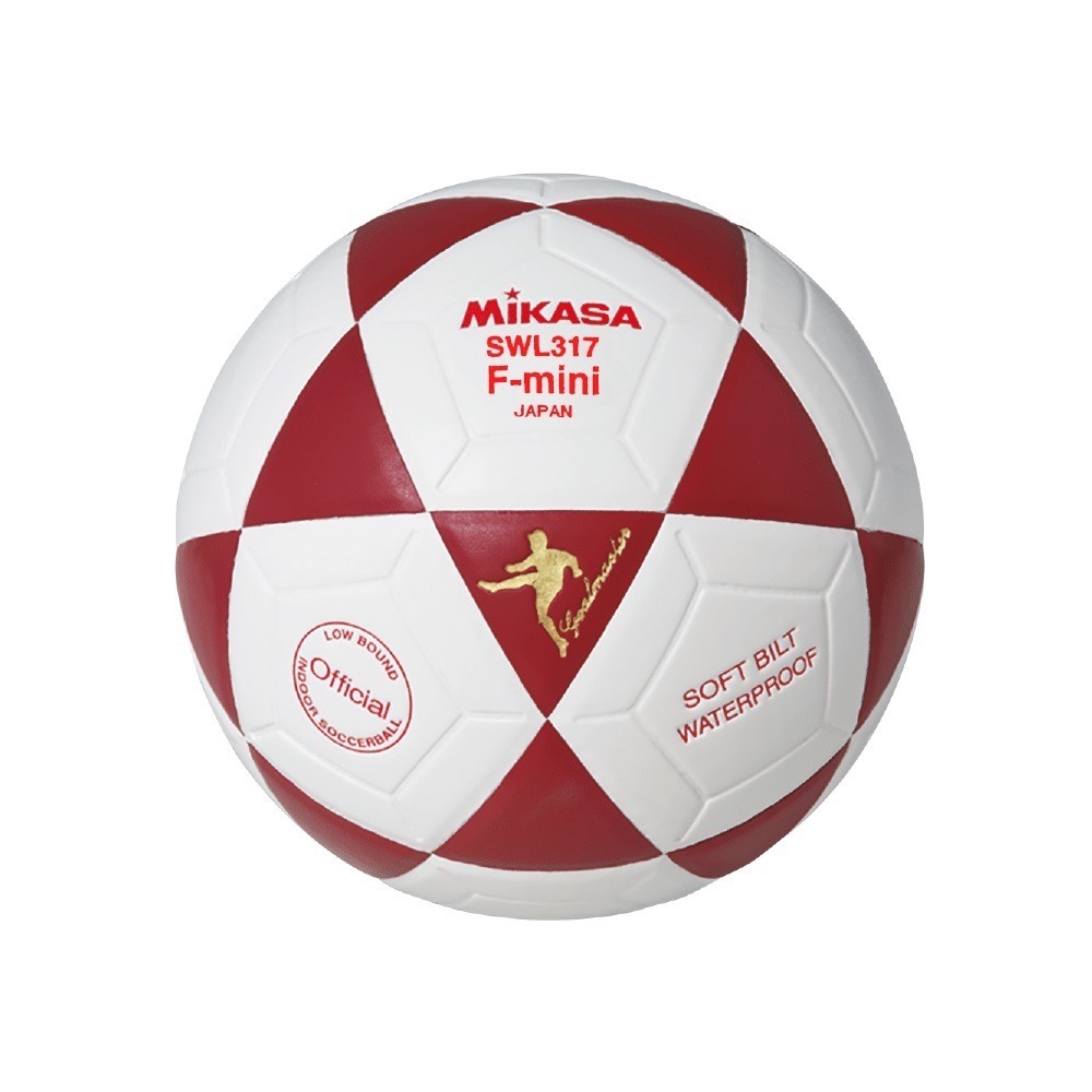 Mikasa SWL317 Series Indoor Mini Soccer Ball Futbolito, size 3 Red Low Bounce