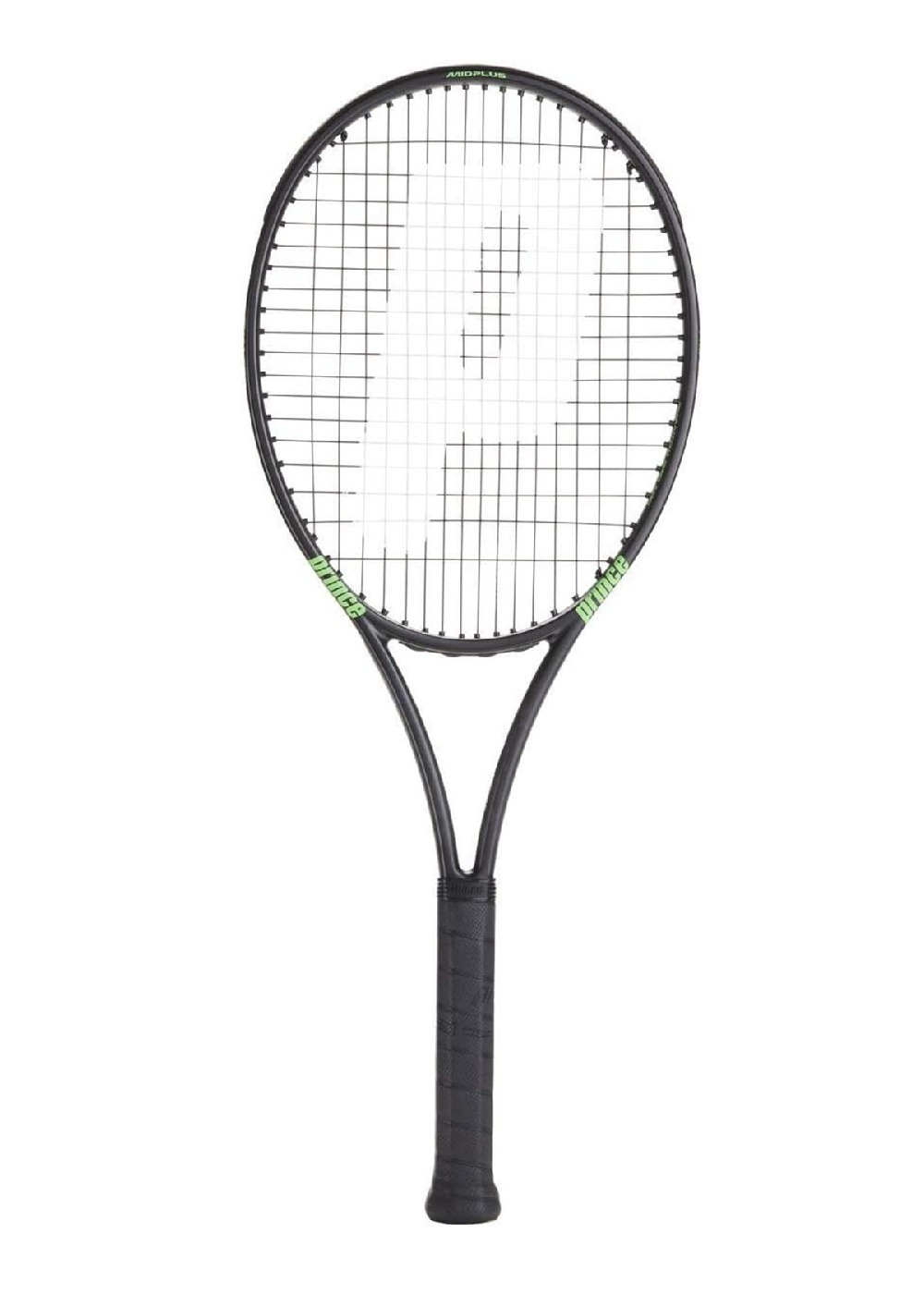Prince TeXtreme Phantom Pro 100 Adult Tennis Racket, Black/Green, Grip 2: 4 1/4 Inches