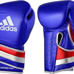 Adidas Adi-Speed 501 Pro Boxing and Kickboxing Gloves Size 16 oz Blue/Red/Silver