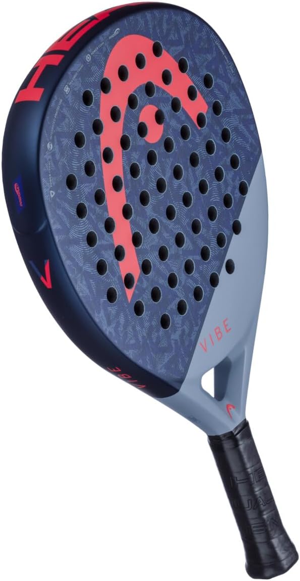 HEAD Vibe Padel Racket Paddle Series Blue/Red - Image 3