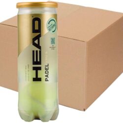 Head Pro S Box of 24 Padel Balls, Yellow