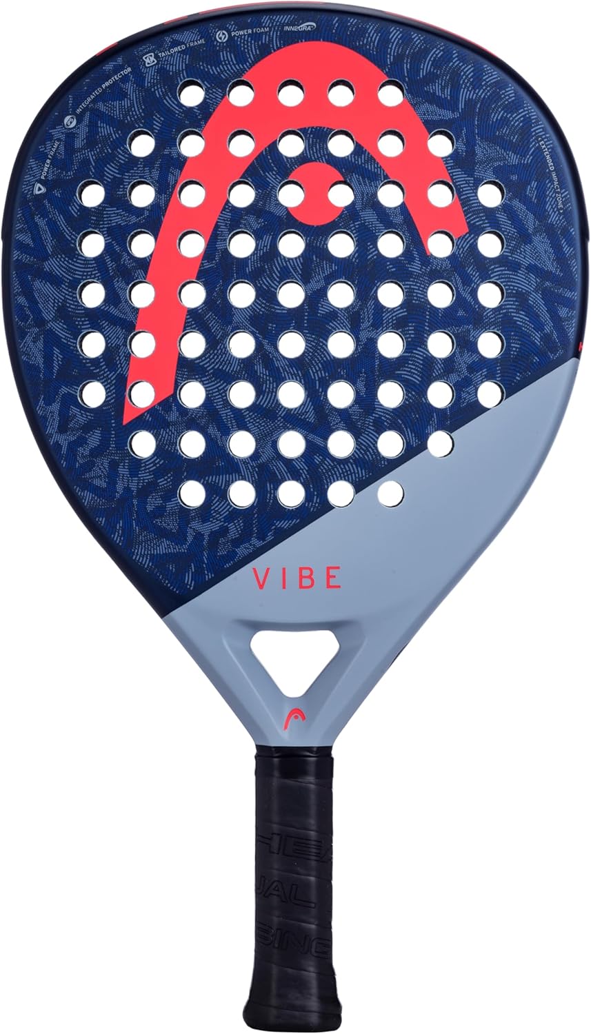 HEAD Vibe Padel Racket Paddle Series Blue/Red - Image 7