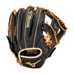 Mizuno Prospect Select GPSL1151 Baseball Gloves 11.5 Inches RHT Black/Brown
