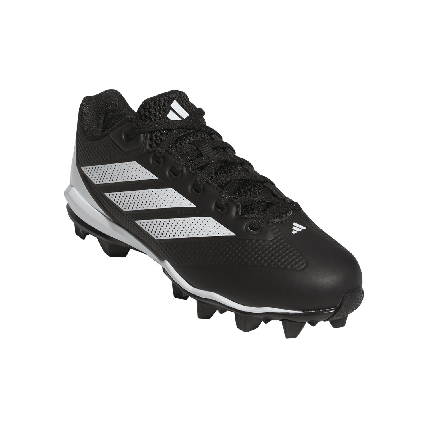 Adidas Adizero Impact 2.0 Baseball Molded Cleats White Youth - Image 2