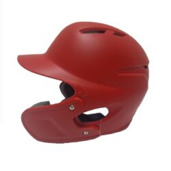 Runic Batting Helmet With Jaw Guard Junior Red