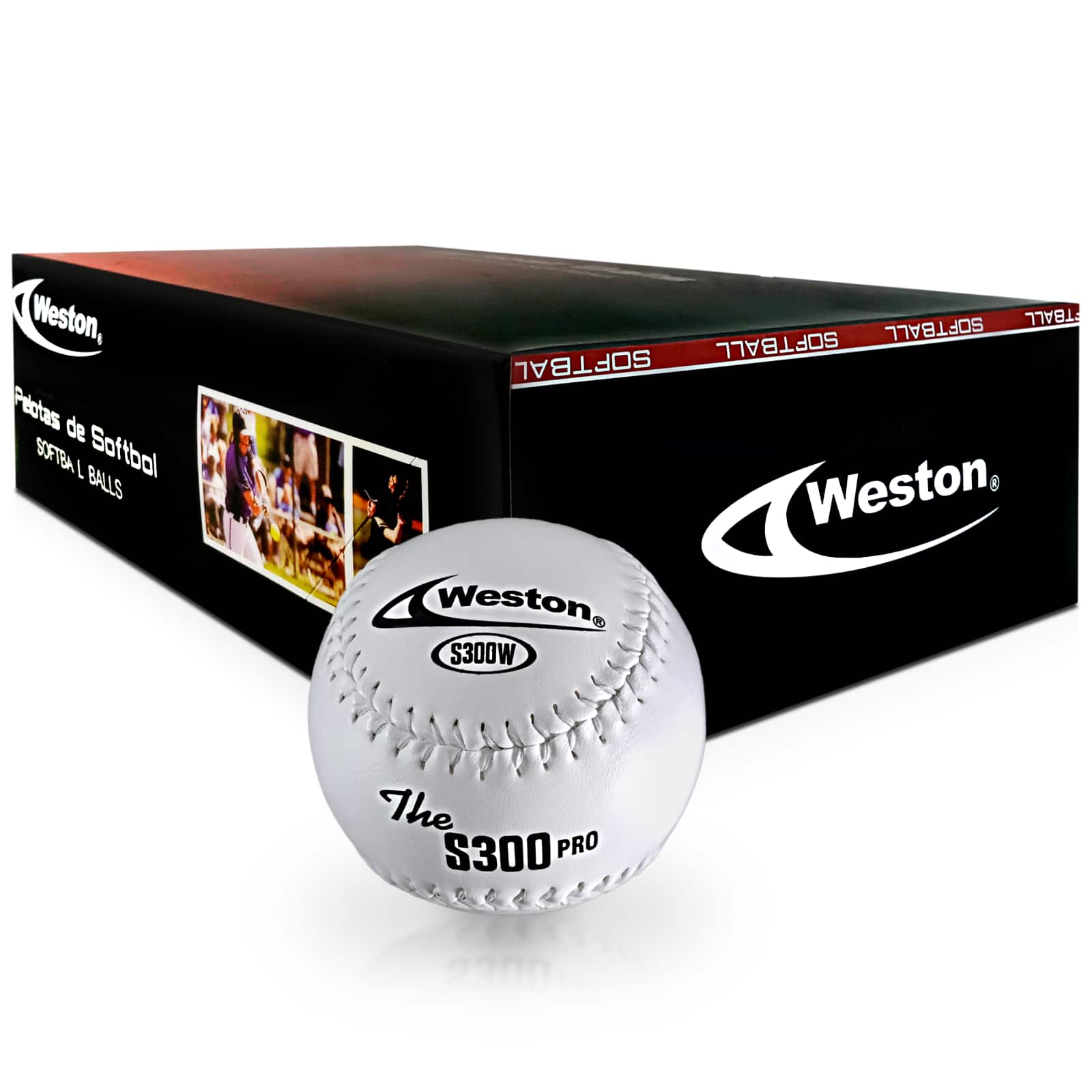 Weston Sport S300W Pro Softball, Slowpitch 12 Inches White DOZEN - Image 4