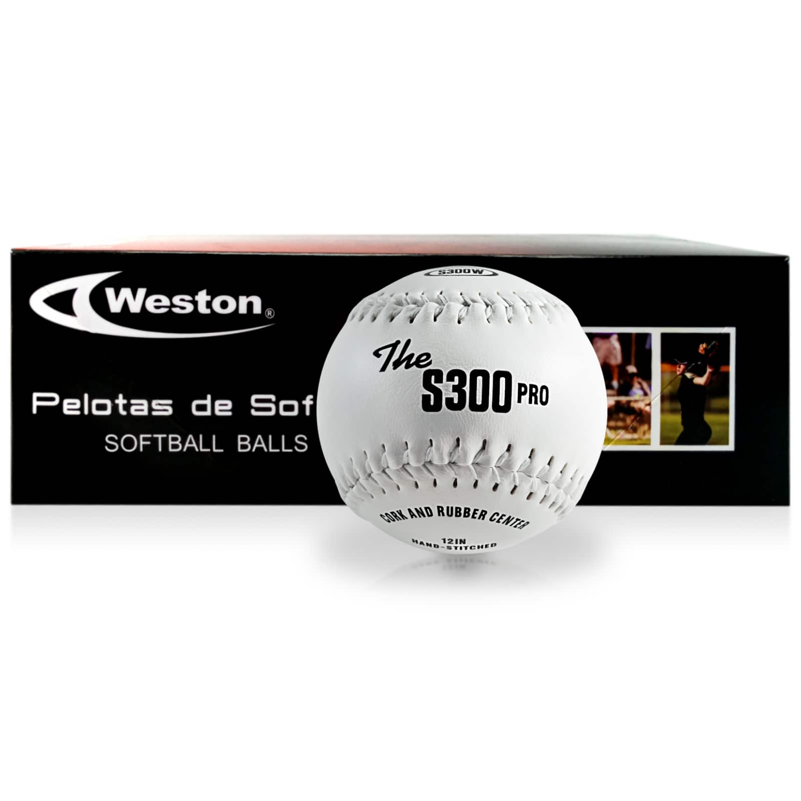 Weston Sport S300W Pro Softball, Slowpitch 12 Inches White DOZEN - Image 5