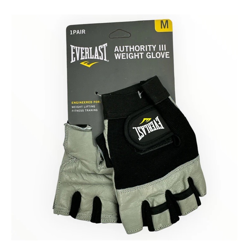 Everlast Authority III Gym Fitness Workout Gloves Size L pair Cammel - Image 3